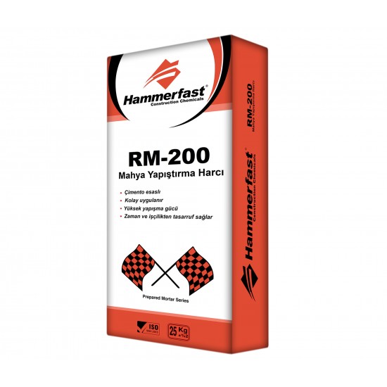 Hammerfast RM-200 Mahya Yapıştırma Harcı ( KIRMIZI ) 