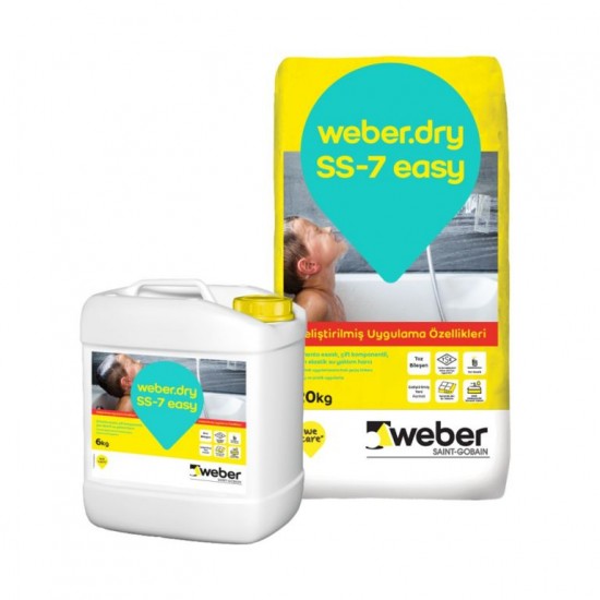 Weber Dry Easy Ss7 26 Kg Elastik Su Yalıtım Malzemesi